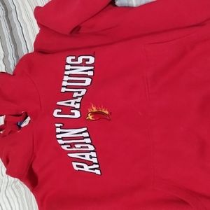 A Ragin' Cajuns hoodie